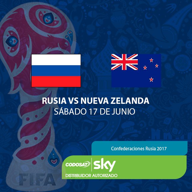 codosatpanama's tweet photo. Inicia la #CopaConfederaciones y el anfitrión recibe a Nueva Zelanda.  
Consulta tu guía #SKY para más información. https://t.co/ItuFC3EQQx