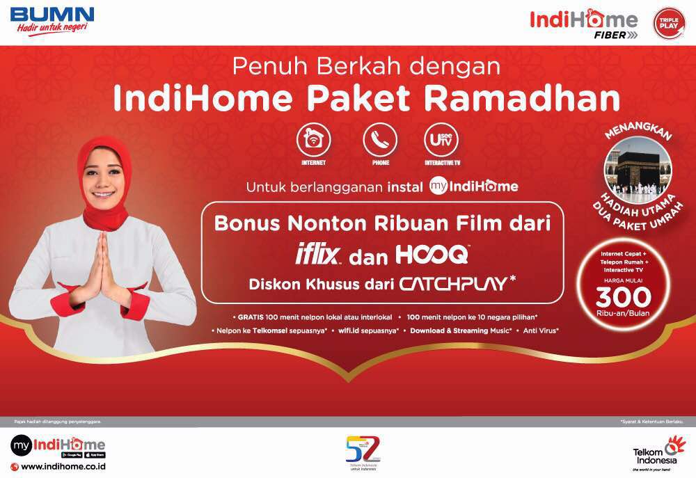 WibowoSinung's tweet photo. IndiHome paket Ramadhan ... untungnya banyak..
#kdtreg5 @_funtastic5_ https://t.co/yF7jlGVk7w