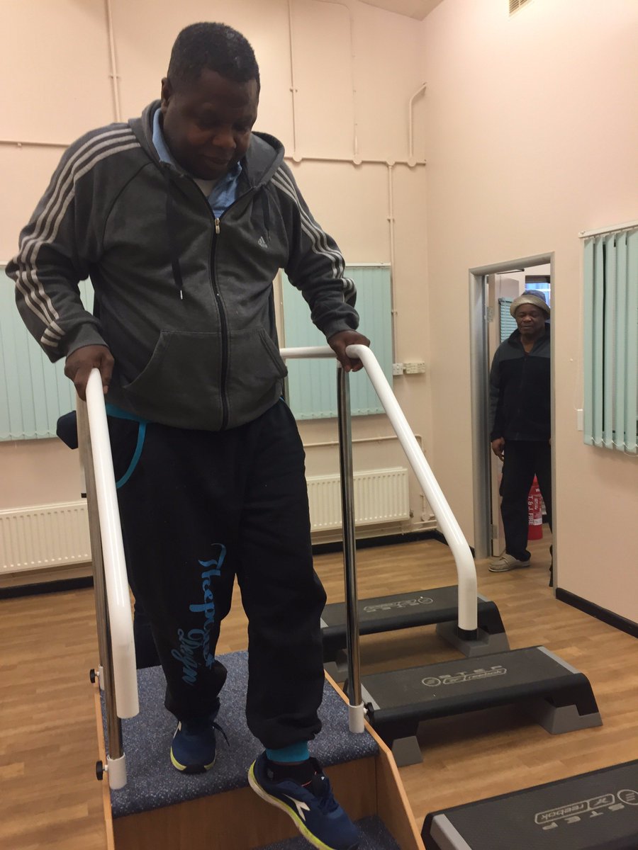 StrokeUK's tweet photo. Functional Rehabilitation and Exercise Training After Stroke (FRET) at our Enfield Life After Stroke Centre in London, UK https://t.co/vxCj55ix62
