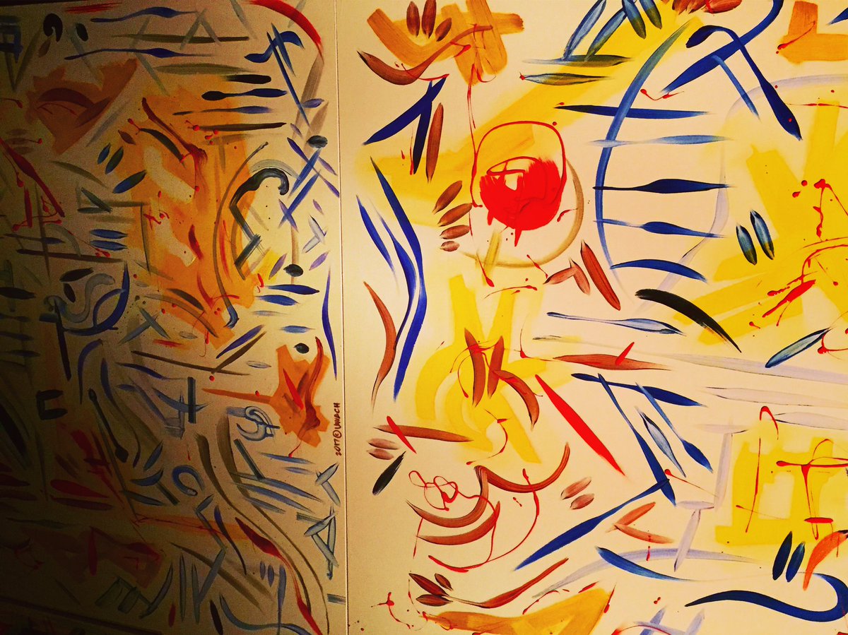 lewisachenbach's tweet photo. #livepainting by @lewisachenbach @ConstellationCh last night w the great #sunspeak #mattgold @HangingHearts3 @ChrisWellerSax https://t.co/3zYgIFfQTe