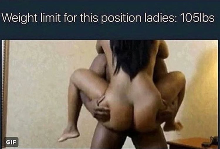 _RunUpDemBands's tweet photo. Ill fuck yo life up wit this position 😂😂💪🏽 https://t.co/Oy7ssliYVh
