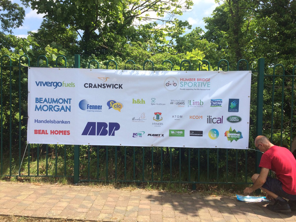 Setup is well underway for tomorrow! We can't wait to see you all #charity  #FathersDay2017 #ride ☀️🚲