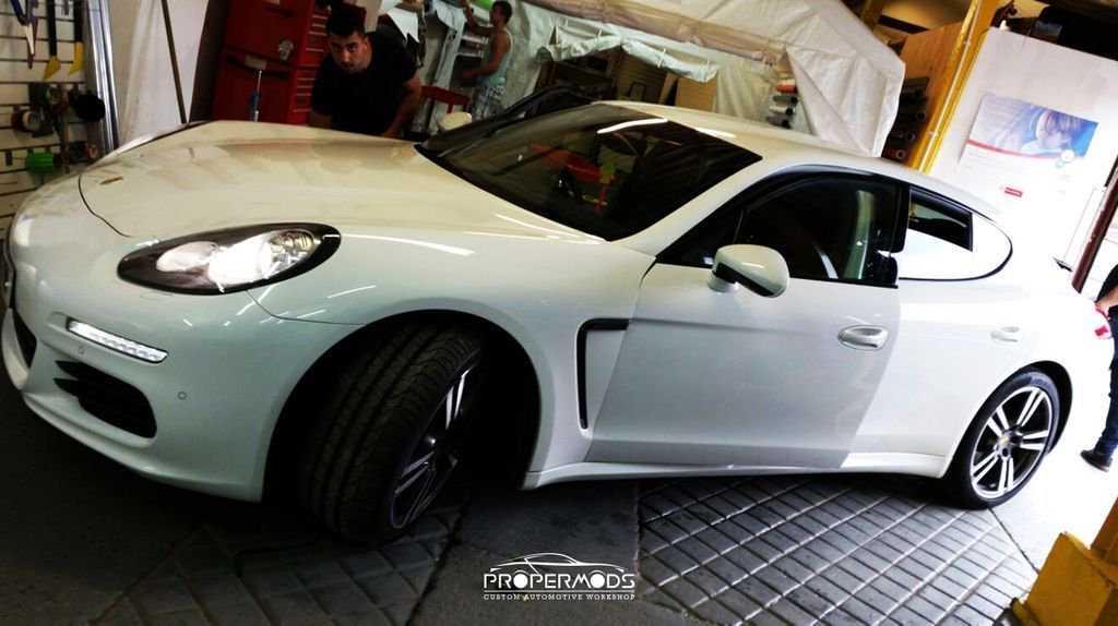 Propermods's tweet image. Cheeky @Porsche Panamera in for an all round full #tint 👊🏻 Need your windows tinting? Then just pop us a message 👌🏻 

#Essex #Carmods
