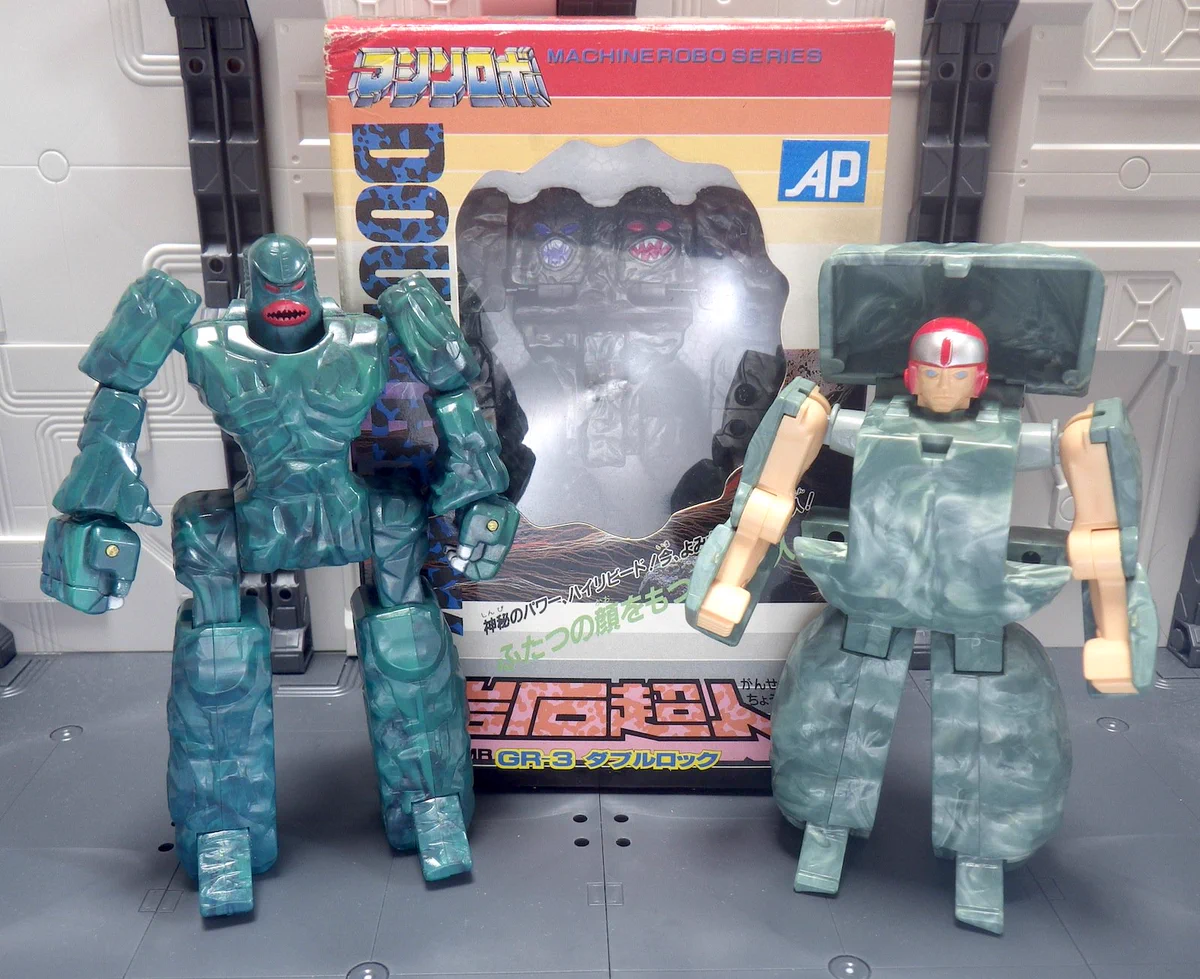 【岩石超人 ダブルロック】マシンロボ 1986年当時物 欠品なし 箱/パンフなし VMX on X: 