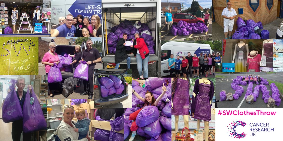 CRUKShops's tweet photo. Thank you, thank you, THANK YOU @SlimmingWorld! Your #SWClothesThrow donations have been truly wonderful! 🌟 https://t.co/gAXMeIMVms