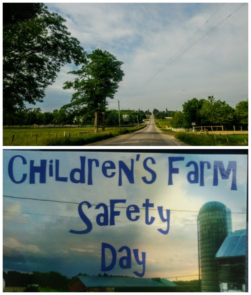 On route to #WaterlooRuralWomen #children's #FarmSafetyDay. 85 kids will be attending #FarmSafety #ontag #ruralon #educate #keepthemsafe