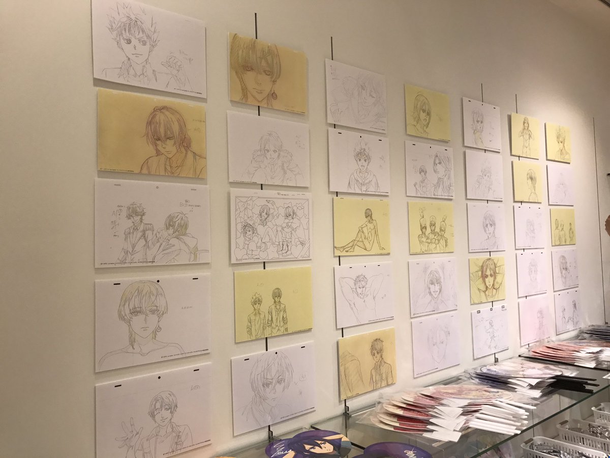 展示されてる原画撮影OKだからみんなマルイ行こう?あとパルコは撮影禁止だけどキンプラの例のHiro×Kojiのシーン飾ってあったからみんな行こう? 