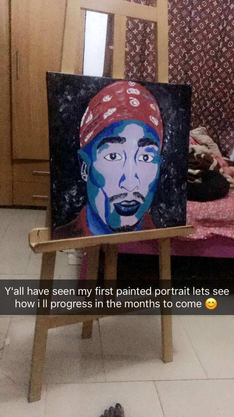 I always test myself... happy birthday tupac       