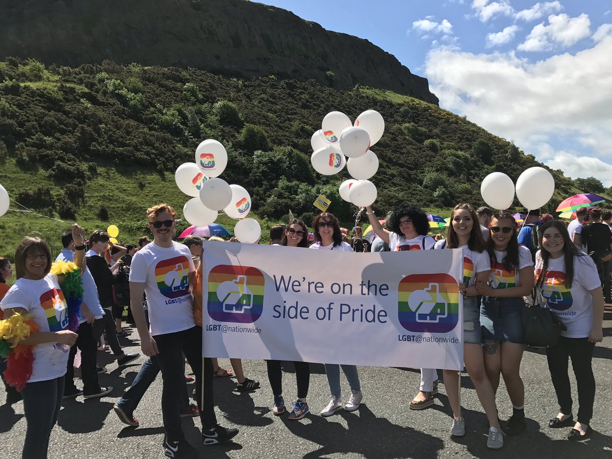 bofagaz's tweet photo. Fabulous atmosphere and turnout for Edinburgh Pride @LGBT_Nationwide @NBSScotland 🌈 ☀️ https://t.co/cyt7x7MJTB
