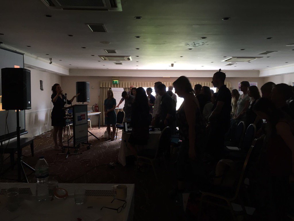 the_SEABA's tweet photo. Challenge time! Who can stand on one leg and keep balance with your eyes closed?? #SEABA2017 https://t.co/kYHRP5vfy4