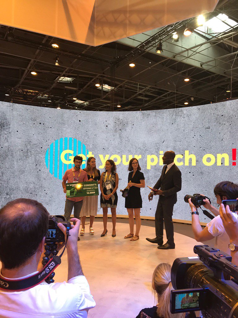 HelloMylab's tweet photo. Congratulation @Expliceat #VivaTech for the great pitch ! https://t.co/lNh7RyDwCW