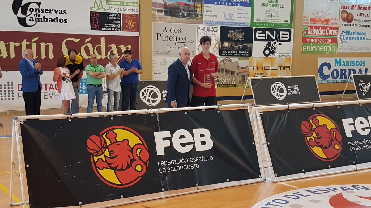 CEBIM_2017's tweet photo. Álvaro Martínez jugador de @BasketZaragoza nombrado mejor pasador, reboteador, anotador y MVP del campeonato. Espectacular!!Enhorabuena !!! https://t.co/Gvfaa8jkVz