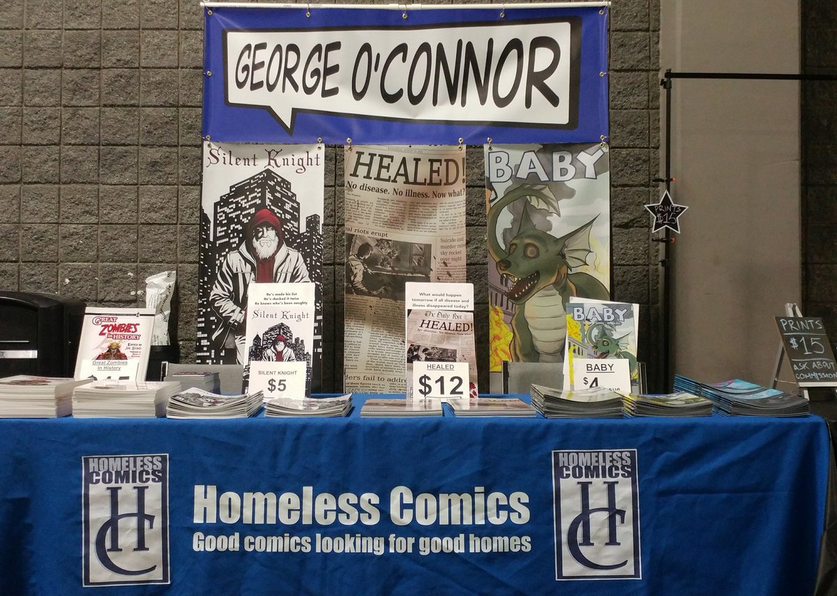 homelesscomics's tweet photo. @heroesonline - Day 2! Come get your new favorite thing at AA 46. Here's a free preview of what we got: https://t.co/ghFL6NvKa3 #HeroesCon https://t.co/YVWqDIPz12