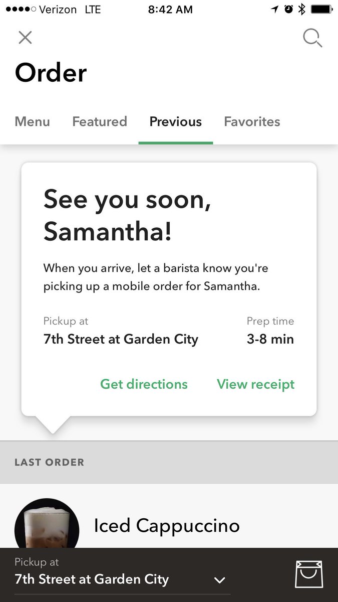 S_CASPER4's tweet image. Saves me every morning 🙌🏻 @Starbucks #Mobileorders