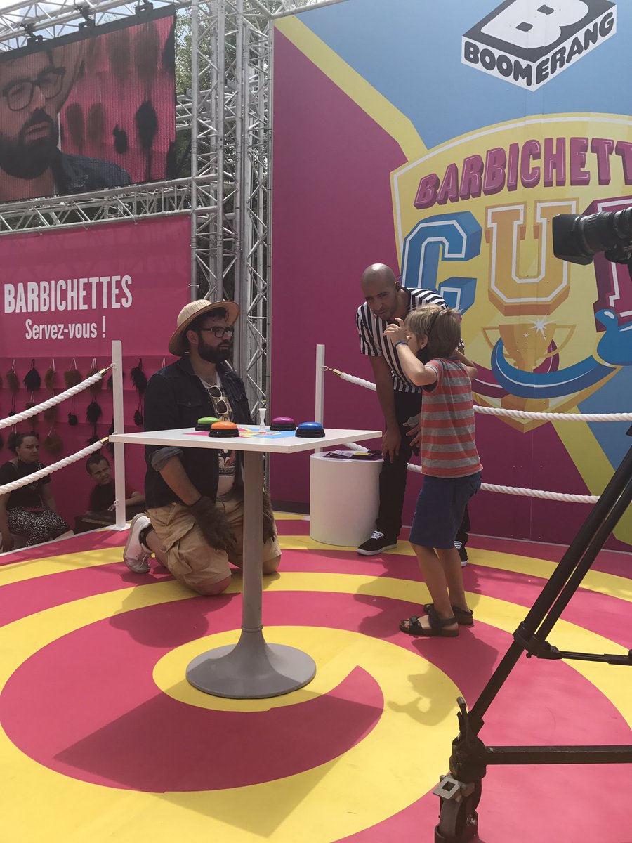 FFBarbichette's tweet photo. @cmonpapa en pleine compétition :) #BarbichetteCup https://t.co/8ofMaH8XB4