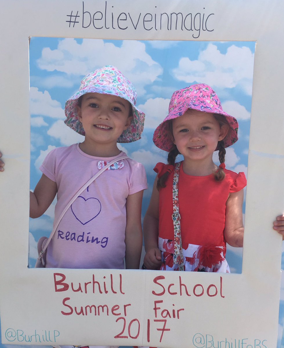 Lovely hot day at the <a href="/BurhillP/">Burhill Primary</a> school fair! #believeinmagic. Well done <a href="/BurhillFoBS/">Friends of Burhill School</a> and all the volunteers.