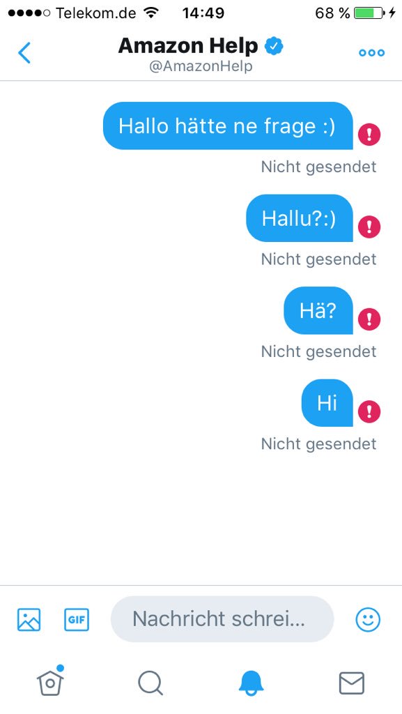 qKrefix's tweet photo. @AmazonHelp Wie gesagt kann euch keine Privatnachicht schreiben https://t.co/XPtsRH7Aqs