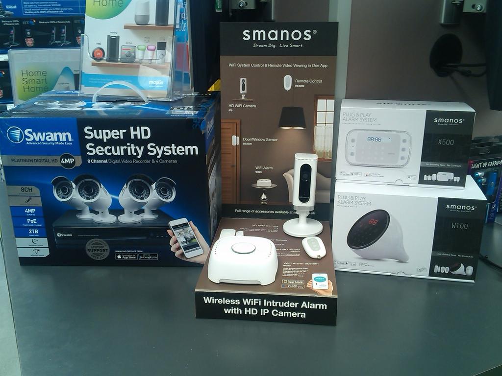 Maplin_NUN's tweet photo. No better time to buy home security; #Smanos alarm systems now 50% off or #Swann #CCTV kits also available in store. https://t.co/0jtc6AWbJe