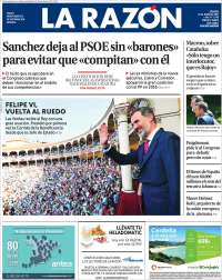 gerardotc's tweet photo. El País, nada. 
ABC, nada. 
El Mundo y La Razón, secundaria. 
Para la gran prensa española, que nos birlen 60.000M€ no es noticia importante https://t.co/GkZAYEblPJ