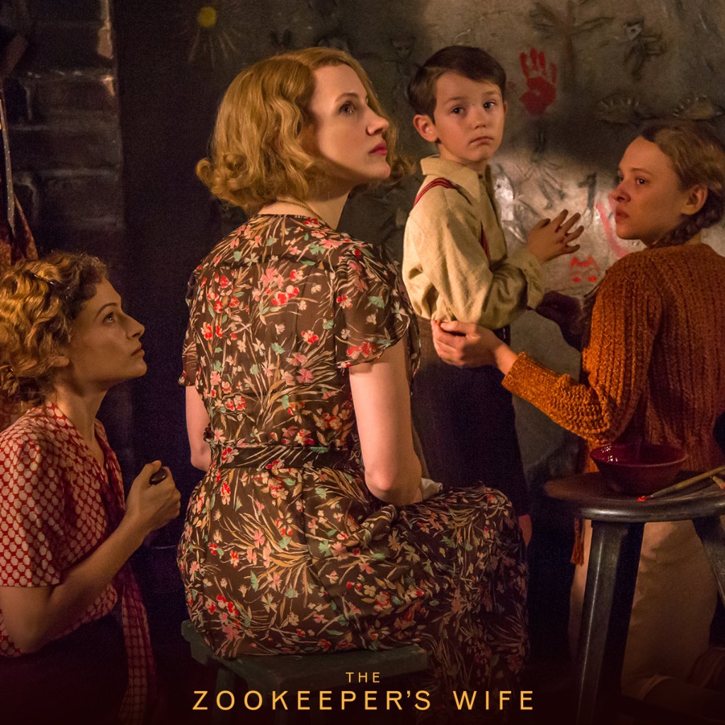 Zookeeper's Wife starring Jessica Chastain is “Deeply moving.” - Michael Sauter, Life &amp; Style On Digital HD Tuesday uni.pictures/zookeeperswife