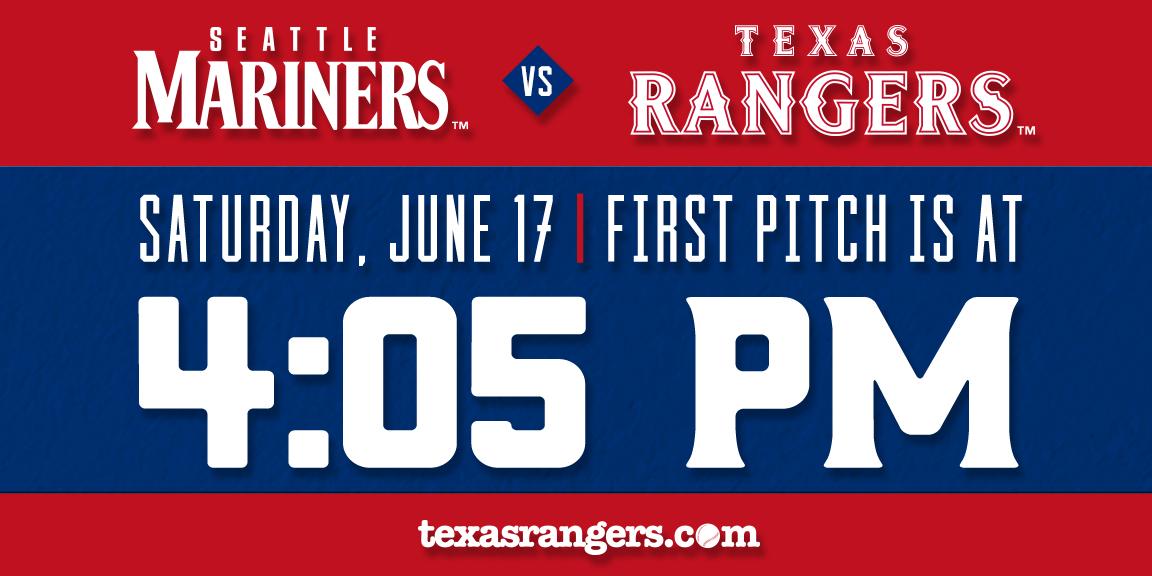 Rangers's tweet photo. See y'all today at 4:05 pm. #LetsGoRangers https://t.co/EqOZ5EOUGu