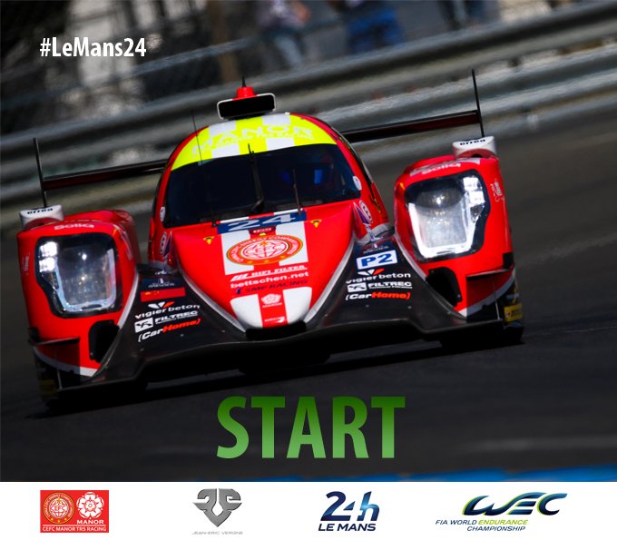 JeanEricVergne's tweet photo. TeamJEV: JEV moves up to P5 in LMP2 class after the first couple of laps π€ #JEV #LeMans24 #WEC @ManorWEC #Car24 #TeamJEV https://t.co/55q9JItgRM