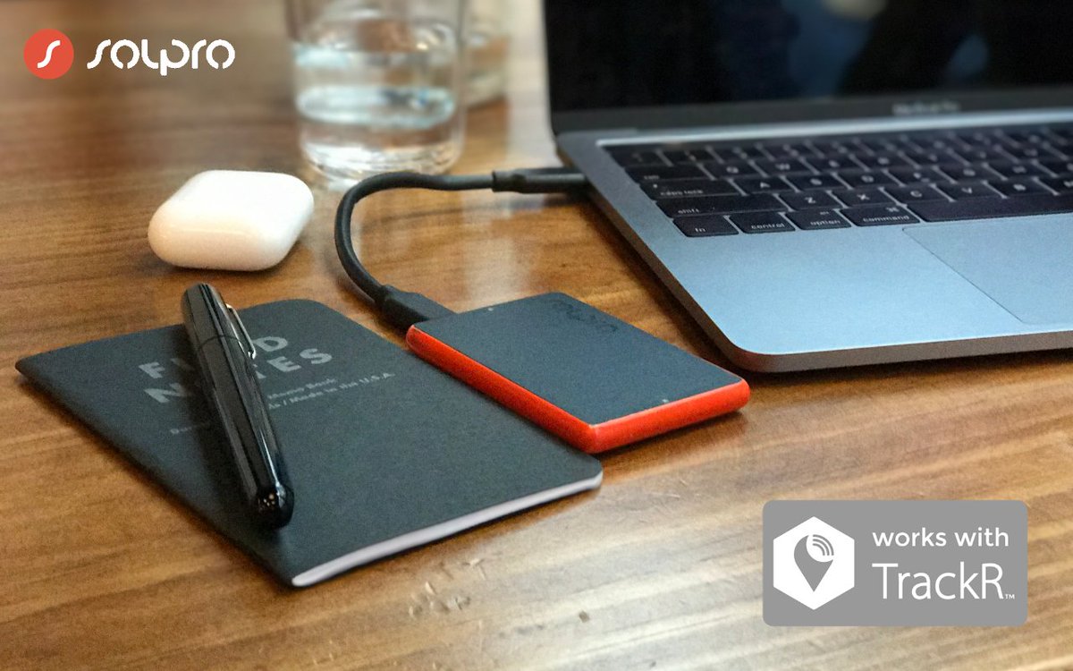 solpro_inc's tweet photo. Weighs under 2oz, 1100mAh battery, 2 USB-C DRP ports, works with @TheTrackR, powered by @SunPower. Only on @Indiegogo. Tag by @solpro_inc. https://t.co/eTCnL9HeKn