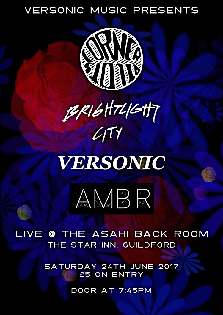Gig @TheBackRoomGU1 Saturday 24th June. Sets from <a href="/AMBR_Music/">AMBR</a> <a href="/VersonicMusic/">Versonic</a> <a href="/blcband/">Brightlight City</a> <a href="/CornerPilots/">Corner Pilots</a> #livemusic #gig #livemusicvenue #thestar