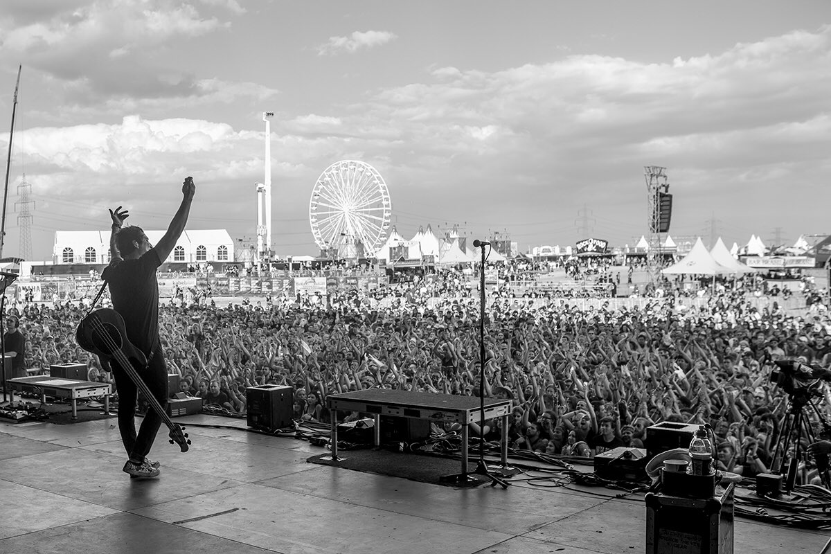ptvjaime's tweet image. Yesterday was a special one! Thanks Nova Rock and everyone who came out! Wild!!!