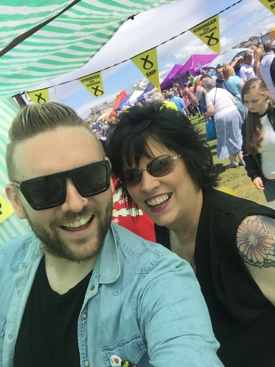 Corri_Wilson's tweet photo. Out at @theSNP stall @ holy fair &amp; armed forces day with the team. #teamsnp https://t.co/GeVj4QHWc9