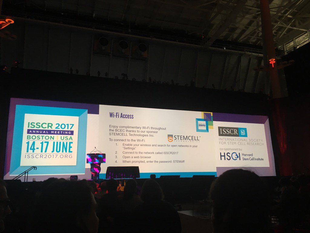 harvardstemcell's tweet image. Day 4 of #ISSCR2017 underway. Great program this year! Thank you to @ISSCR &amp;amp; everyone who participated!