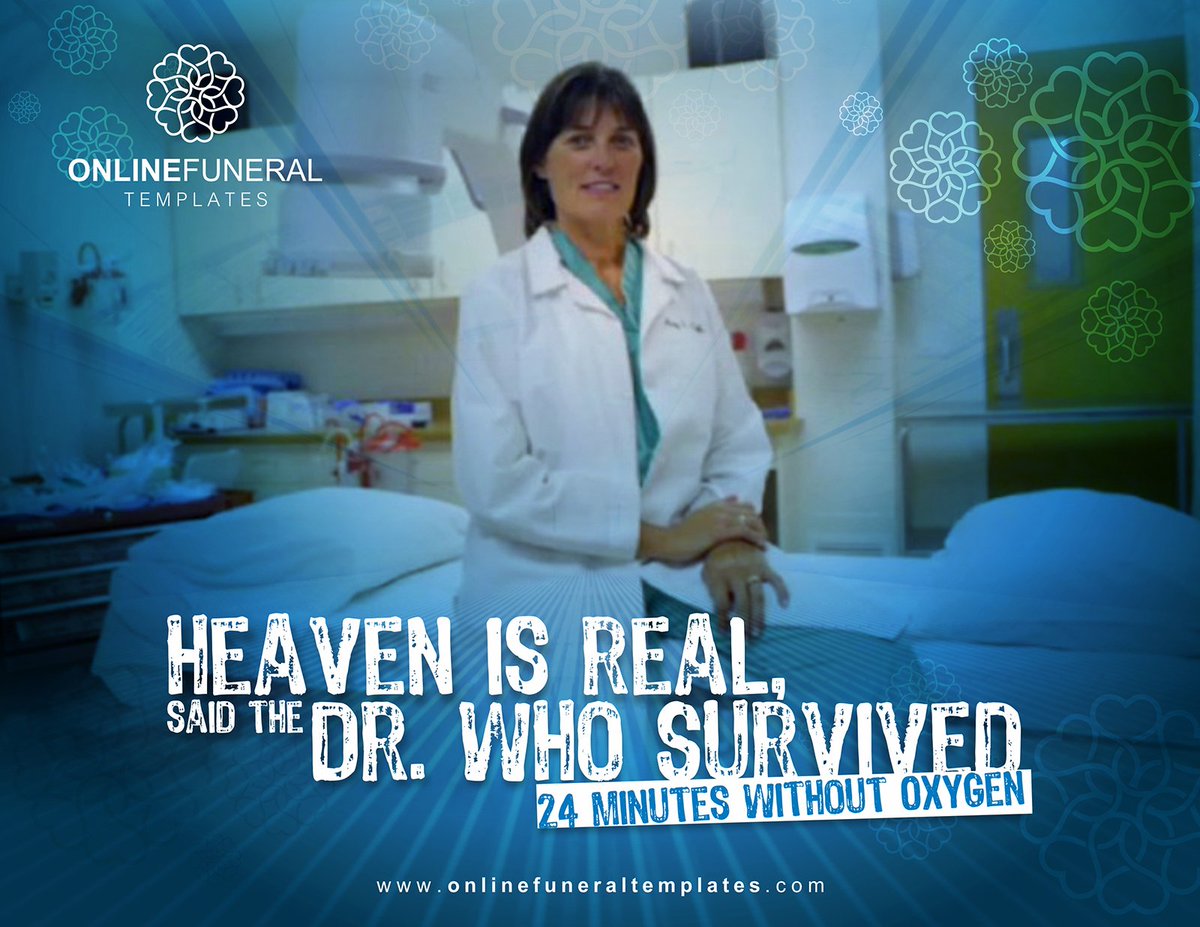 Funeraltemplate's tweet photo. Heaven is real- #AfterlifeStory of #DrNeal. Check out here

https://t.co/8FvJmsfDn3

#funeralstory #neardeathexperience #drmaryneal https://t.co/jvb3VUfm5R