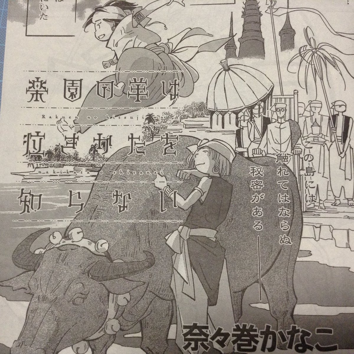 奈々巻かなこ 神域のシャラソウジュ 発売中 遅い告知ですが発売になった少年マガジンエッジに 楽園の羊は泣きかたを知らない 第3話載ってます 蛇回です 蛇好きの方もそうでない方も まだ始まって間もない作品なので 落ち着いたらもっと宣伝します