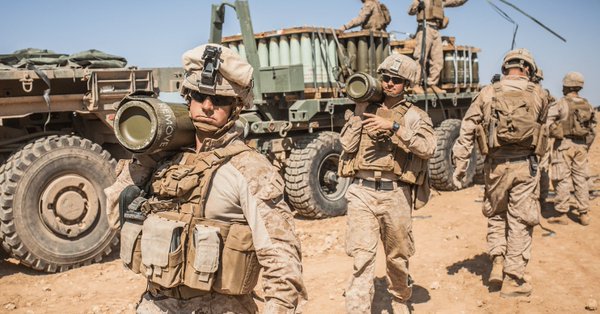 U.S.-led forces appear to be using white phosphorus in populated areas in Iraq and Syria.