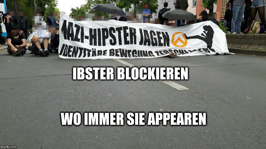 Antifa_KP's tweet photo. #noib + #nofilter = #justantifa doing the original #ibsterblockade! #b1706 https://t.co/wJDxguWmYf