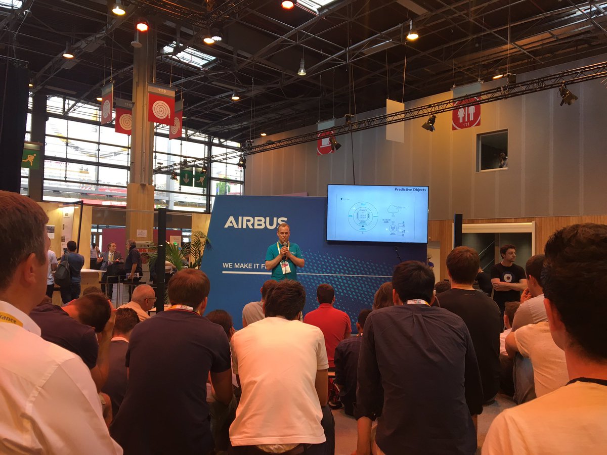 TellMePlus's tweet image. #Tellmeplus pitche sur le stand @Airbus @VivaTech #iotforbusiness