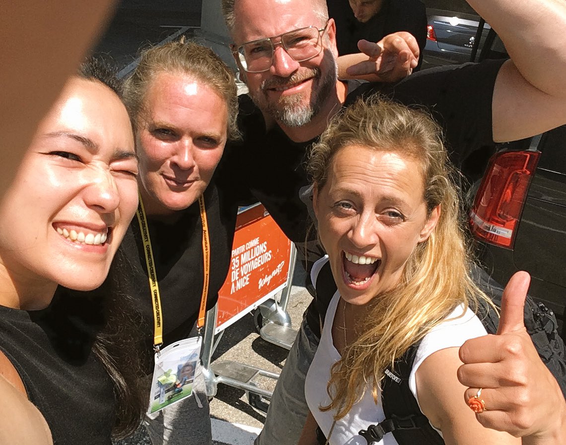Team <a href="/OrangeLionsNL/">OrangeLions</a> &amp; @Dutch_Embassy has touched down in Cannes. Seven days of work hard play hard ahead 🦁✊️ #canneslions