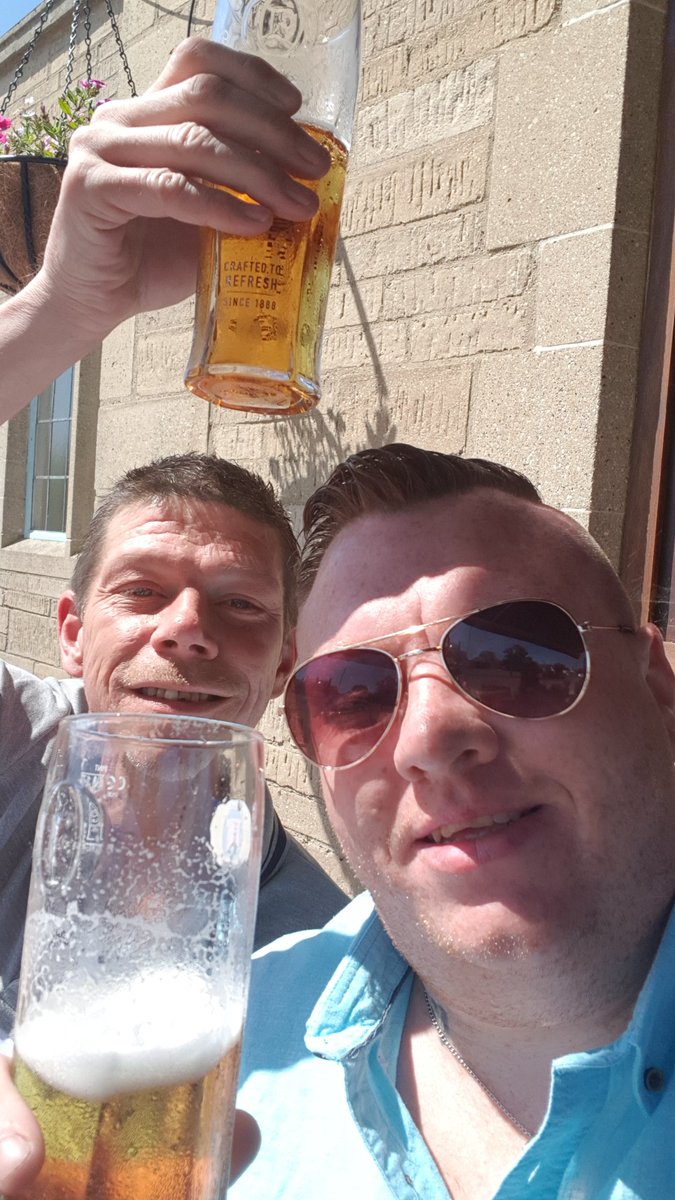 KevTheSlob's tweet photo. In the pub loving the weather 
#SlobToCeleb https://t.co/HdbP454765
