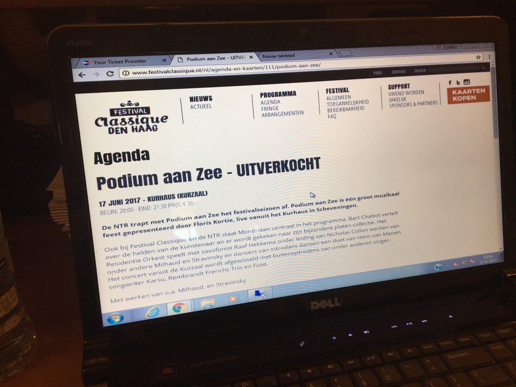 UITVERKOCHT! onze voorstelling én live uitzending vanavond! <a href="/omroepntr/">Omroep NTR</a> <a href="/ResidOrkest/">Residentie Orkest</a> <a href="/FestivalClassiq/">Festival Classique</a> <a href="/AmrathKurhaus/">Amrath Kurhaus</a>