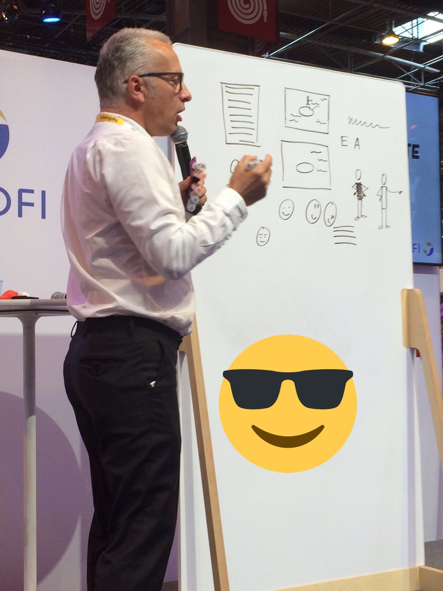 TempsPresent's tweet photo. Le scribe du futur #VivaTechnology https://t.co/by0YNVdQwr