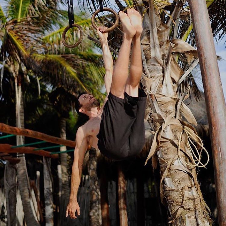 Strong calisthenics at Tulum Jungle Gym. #ahautulum #tulum #letsgo