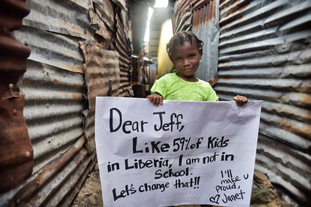 katiemeyler's tweet image. @MoreThanMeORG runs quality public schools to help girls like Janet become like u. Liberia will be a model for the developing 🌎.