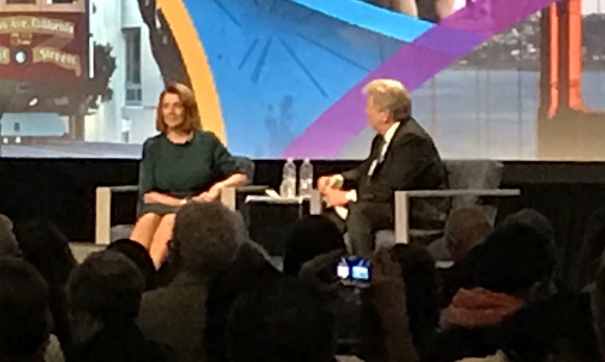 #AFTACON keynote: @NancyPelosi, after having 5 children within 6 years, began to understand first-hand how children thrive in the arts.