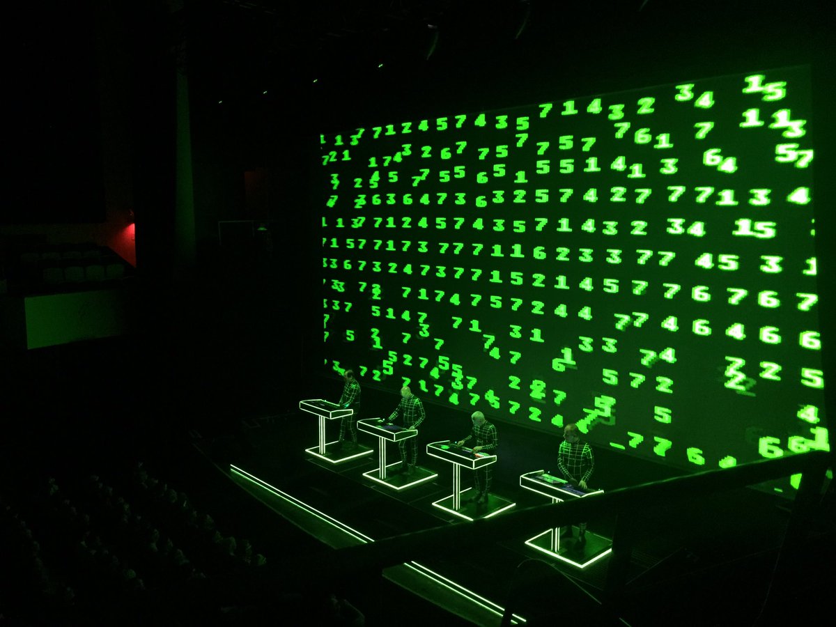 NeilMaggs2's tweet image. We have kicked off @Colston_Hall with @kraftwerk gig - bit trippy! #3D #Elecronica #Pioneers 🎹