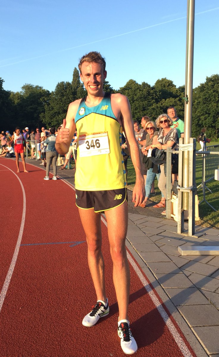 TeamNBMCR's tweet photo. Big PB for @bdconnor tonight over #10000m @goudenspike 28:23 6th place #teamnb #newbalance https://t.co/mHTXef0air