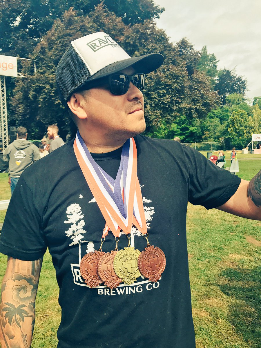 RavennaBrewing's tweet photo. We're bringing back 4 medals to the people of the Ravenna/Bryant neighborhood! Your brewery is now award winning. #WaBeerAwards #WaBeer https://t.co/5MX8GzqTft