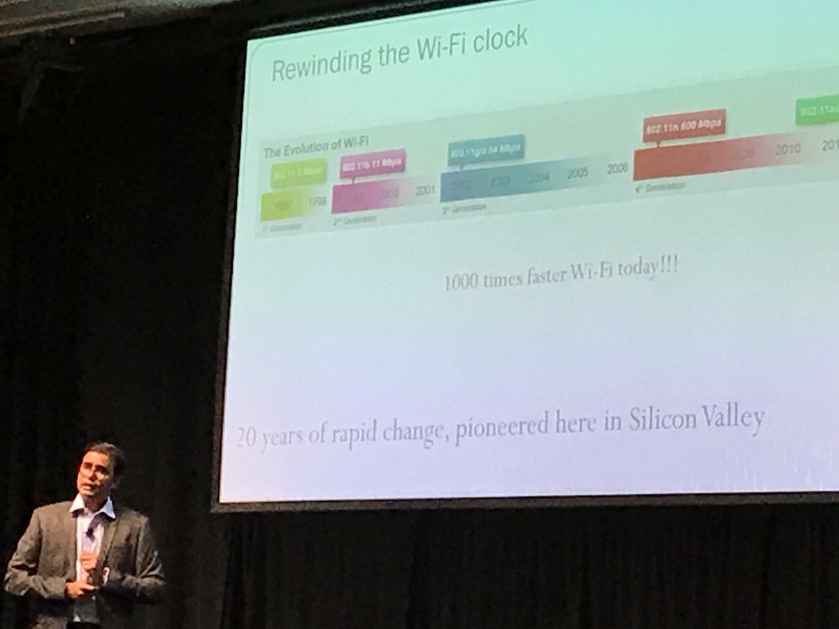 Cate_Robbins's tweet image. #rockstar Vijay sharing #history and his experience with Wi-Fi at #Design_Code_Build @ComputerHistory!! #STEAM #STEM @BroadcomSTEM