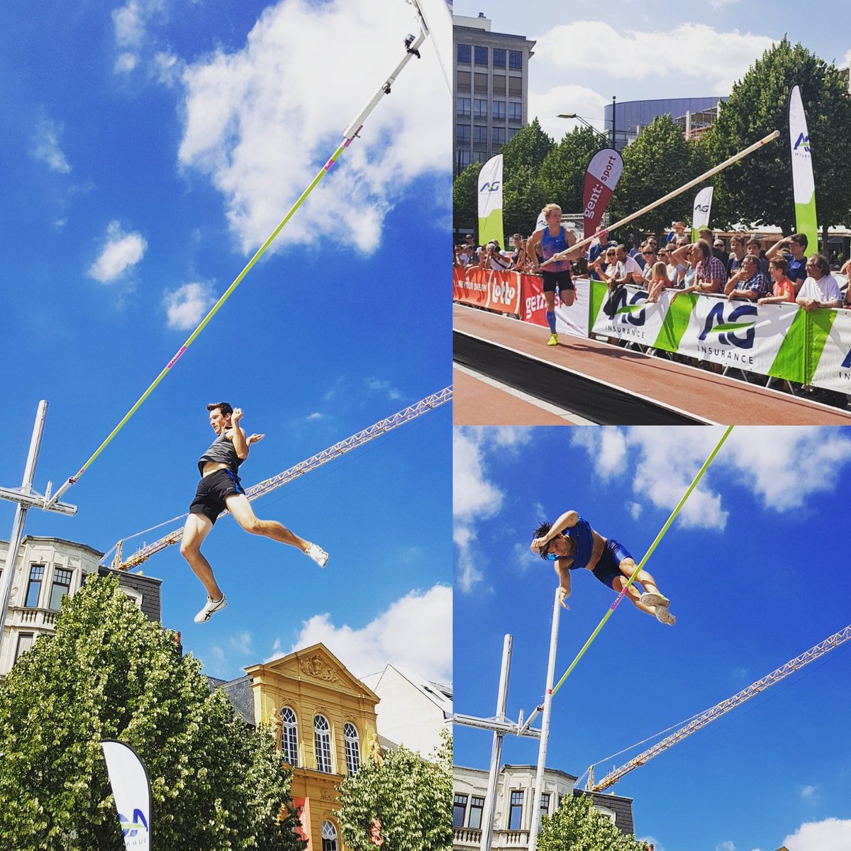 Bruno_VDG's tweet photo. Superinitiatief athletics promo #urbanmemorial #vandammeseries @AGInsurancePR @CedjeVB  met onze topper @vanderplaetsen ff #5m40 springen https://t.co/zIg7Gn7GVA