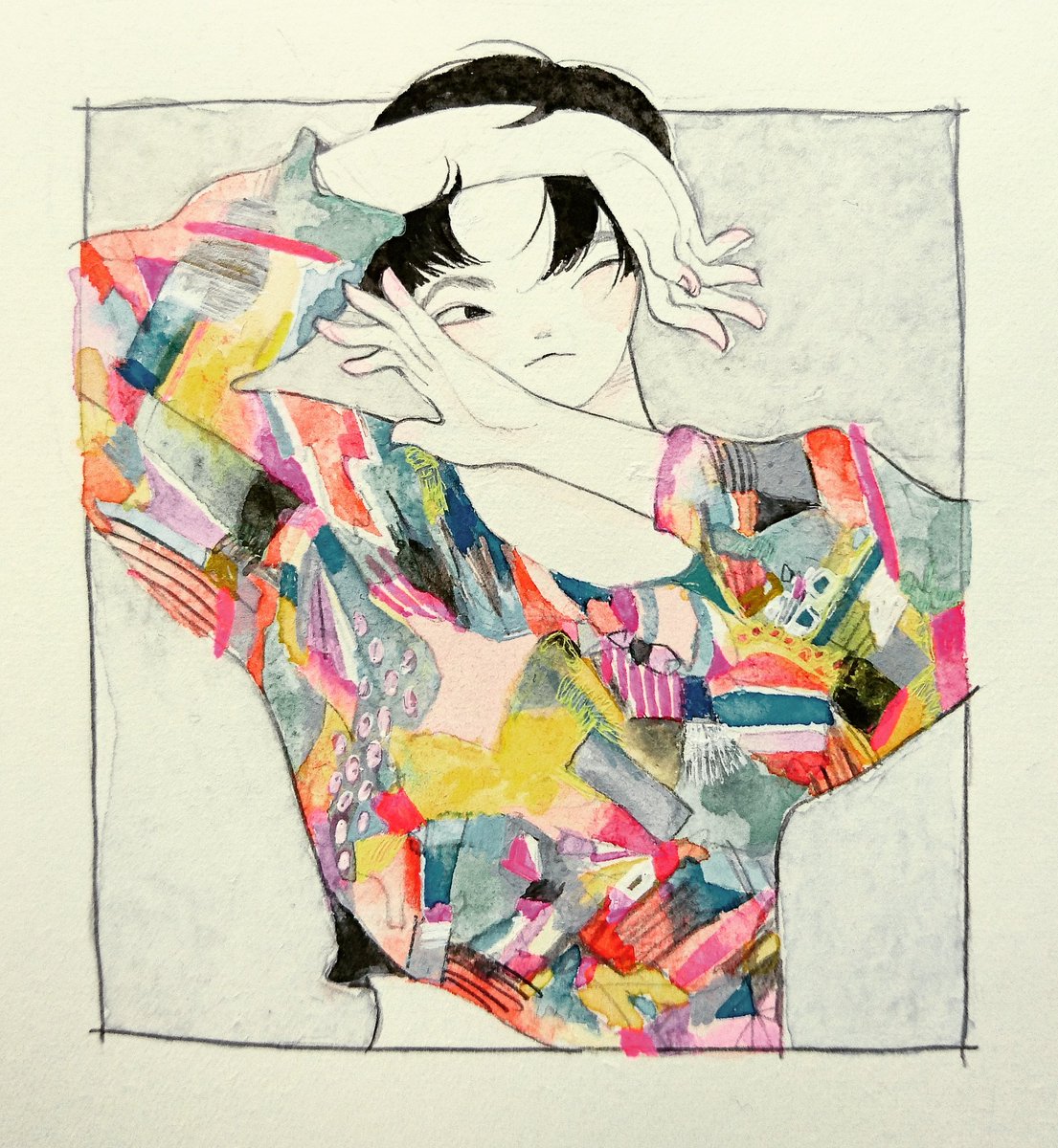 「六月の色 」|まつもとまちのイラスト