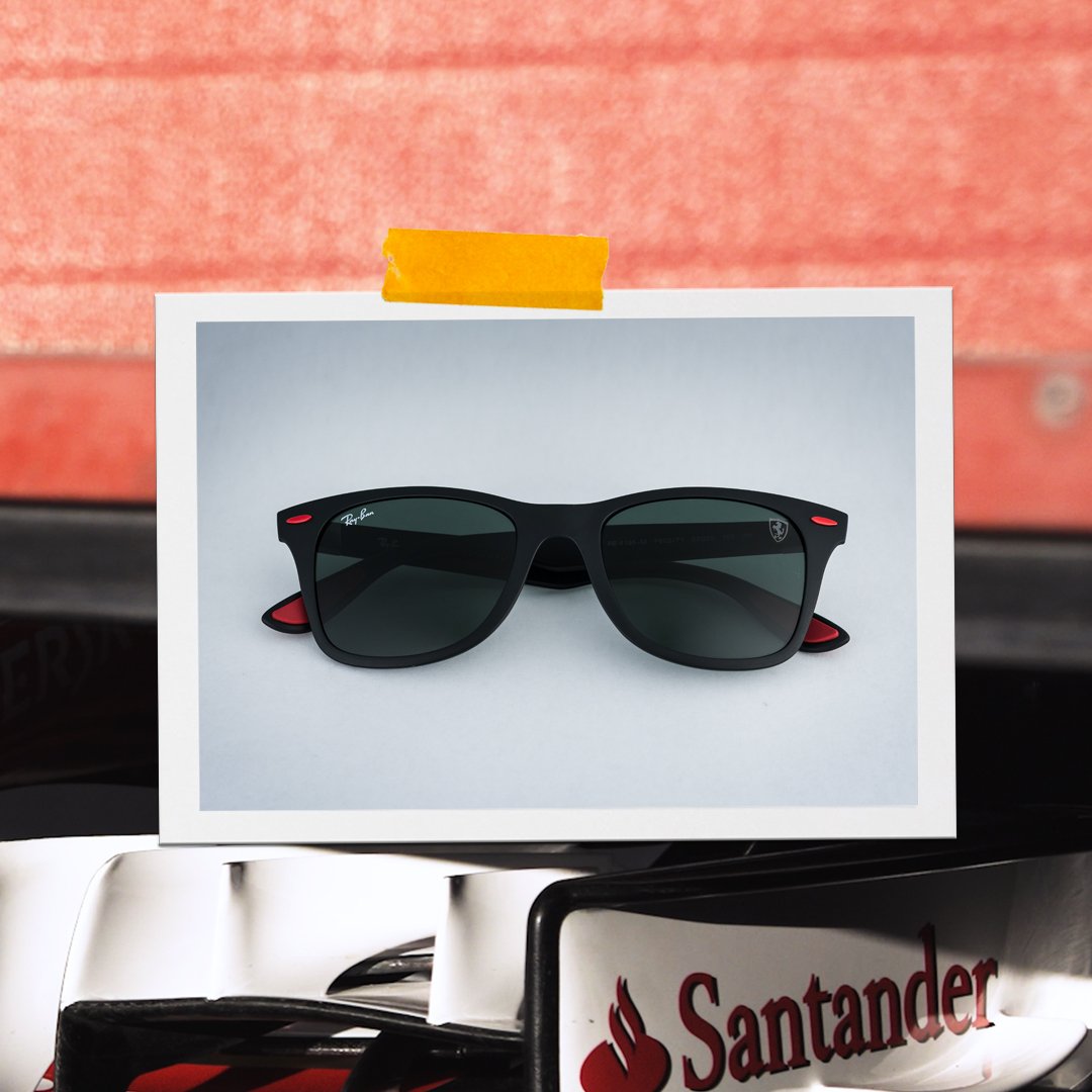 On the track, in the pit, or up in the stands, the <a href="/ScuderiaFerrari/">Scuderia Ferrari HP</a> Wayfarer always turns heads @ neverhi.de/fx9m